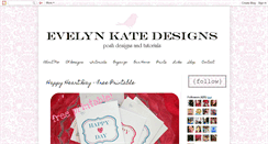 Desktop Screenshot of evelynkatedesigns.com